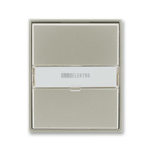 TIME 3558E-A00610 32 Kryt spínače jednoduchý s popisovým polem, starostříbrná, ABB