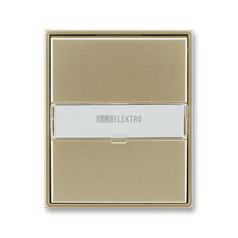 TIME 3558E-A00610 33 Kryt spínače jednoduchý s popisovým polem, šampaňská, ABB