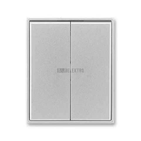 TIME 3558E-A00652 08 Kryt spínače kolébkového dělený, titanová, ABB