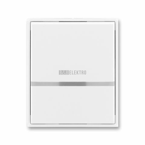 Element®, Time® kryt spínače jednoduchého s čirým průzorem 3558E-A00653 03 bílá/bílá ABB