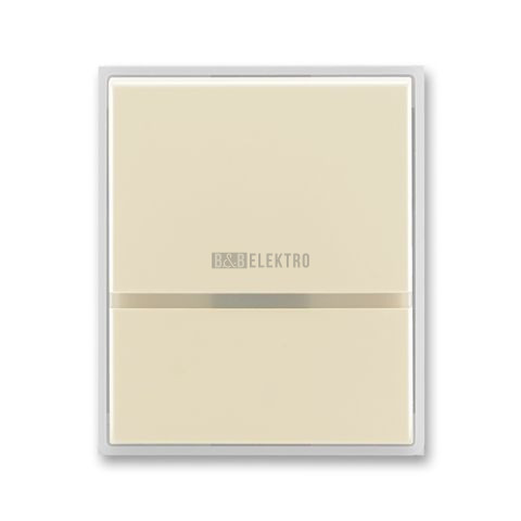 Element® kryt spínače jednoduchého s čirým průzorem 3558E-A00653 21 slonová kost/ledová bílá ABB