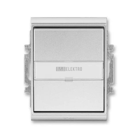 3558E-A06910 08 Přepínač střídavý s popisovým polem, řaz. 6, IP 44 titanová