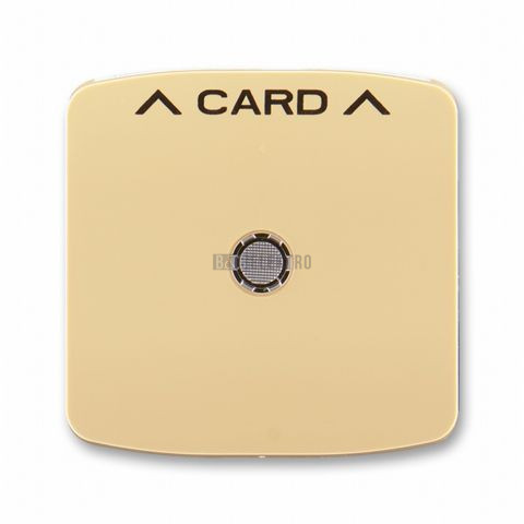 Tango® kryt spínače kartového s čirým průzorem a potiskem 3559A-A00700 D béžová ABB