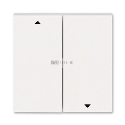Levit M® kryt spínače žaluziového kolébkového, dělený, s potiskem 3559H-A00662 68 perleťová/ledová bílá ABB