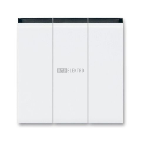 Levit® kryt spínače trojnásobného 3559H-A00666 62 bílá/kouřová černá ABB