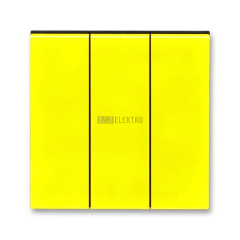 Levit® kryt spínače trojnásobného 3559H-A00666 64 žlutá/kouřová černá ABB