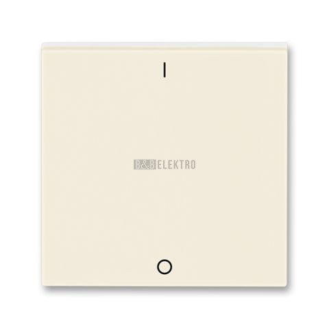 Levit® kryt jednoduchý s potiskem, pro spínače ř. 3 3559H-A00933 17 slonová kost/bílá ABB