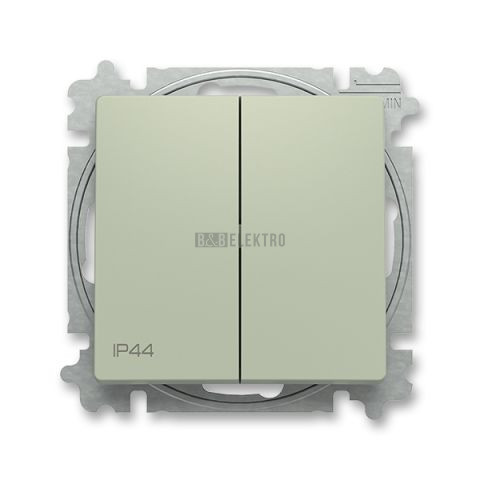 Zoni® vypínač lustrový s krytem, řazení č.5, krytí IP44 3559T-A05940 243 olivová ABB