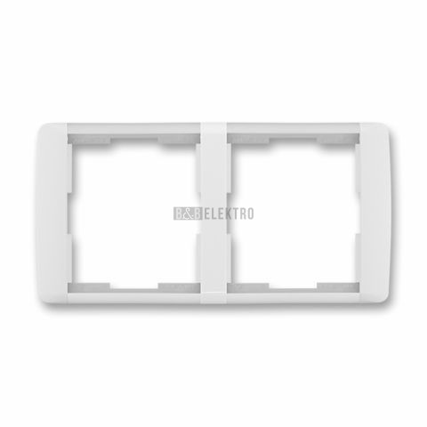 Element® rámeček dvojnásobný vodorovný 3901E-A00120 01 bílá/ledová bílá ABB