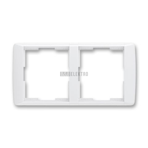 Element® rámeček dvojnásobný vodorovný 3901E-A00120 03 bílá/bílá ABB