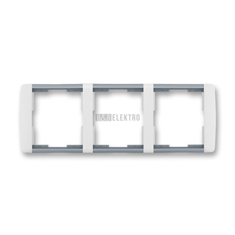 Element® rámeček trojnásobný vodorovný 3901E-A00130 04 bílá/ledová šedá ABB
