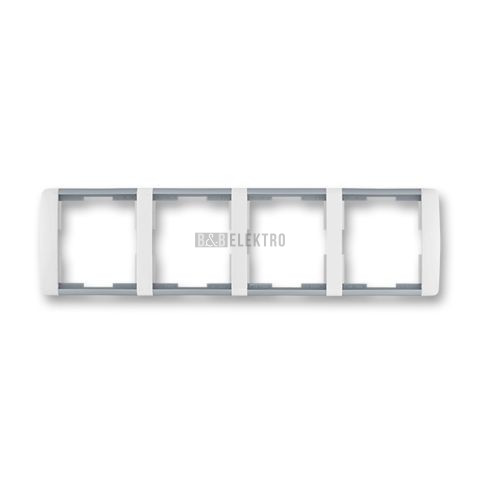 Element® rámeček čtyřnásobný vodorovný 3901E-A00140 04 bílá/ledová šedá ABB