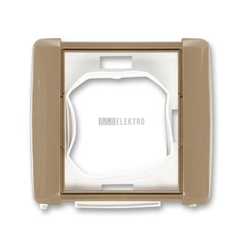 3901E-A00941 H5 Rámeček jednonásobný (s těsnicí manžetou), IP 44 kávová