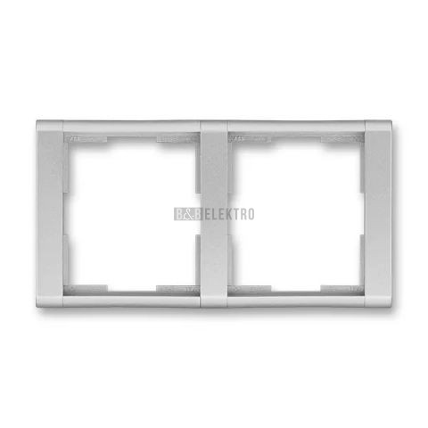 Time® rámeček dvojnásobný vodorovný 3901F-A00120 08 titanová ABB