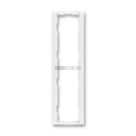 Time® rámeček čtyřnásobný svislý 3901F-A00141 03 bílá/bílá ABB