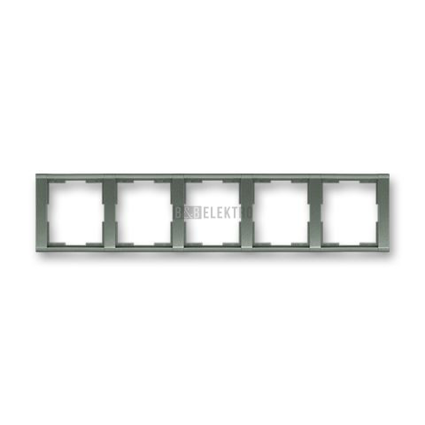 Time® rámeček pětinásobný vodorovný 3901F-A00150 34 antracit ABB