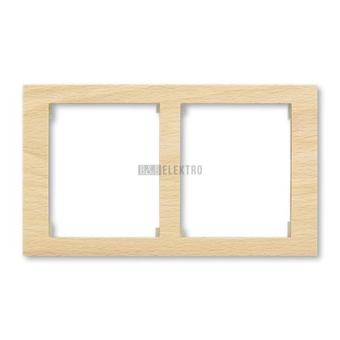 Time® Arbo rámeček dvojnásobný vodorovný 3901F-A50120 50J přírodní javor ABB