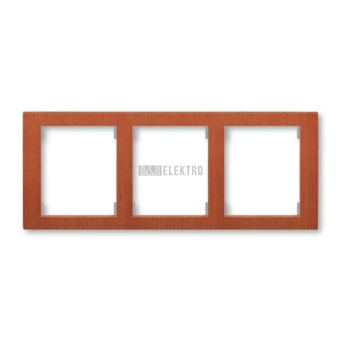 Time® Arbo rámeček trojnásobný  vodorovný 3901F-A50130 52J třešeň ABB