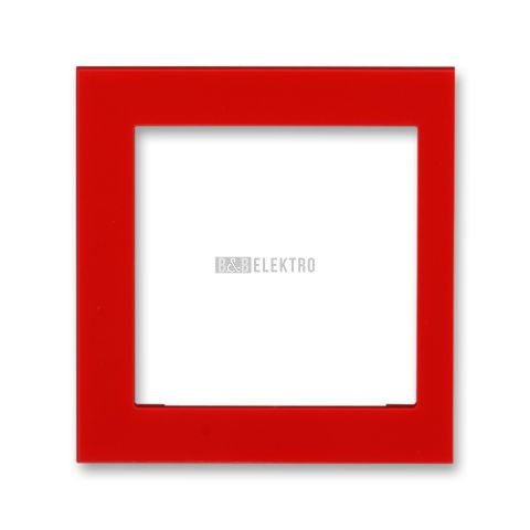 Levit® kryt rámečku s otvorem 55x55, krajní 3901H-A00255 65 červená ABB