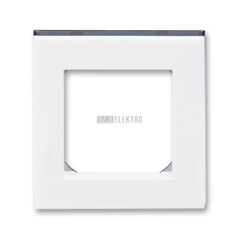 Levit®  rámeček  jednonásobný 3901H-A05010 62 bílá/kouřová černá ABB