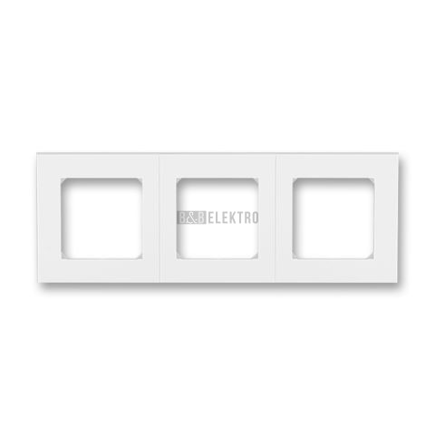 Levit® rámeček trojnásobný, vodorovná i svislá montáž 3901H-A05030 01 bílá/ledová bílá ABB