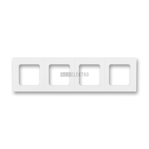Levit®  rámeček čtyřnásobný, pro vodorovnou i svislou montáž 3901H-A05040 03 bílá/bílá ABB