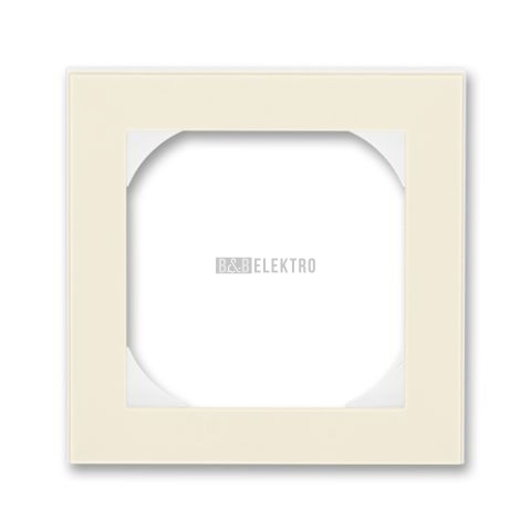 Levit® rámeček jednonásobný s otvorem 55x55 3901H-A05510 17 slonová kost/bílá ABB
