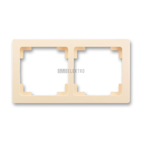 Swing®L rámeček dvojnásobný (vodorovná i svislá montáž) 3901J-A00020 C1 krémová ABB