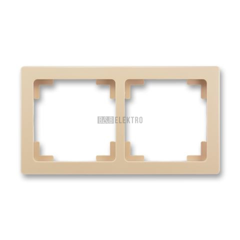Swing®L rámeček dvojnásobný (vodorovná i svislá montáž) 3901J-A00020 C3 mocca ABB