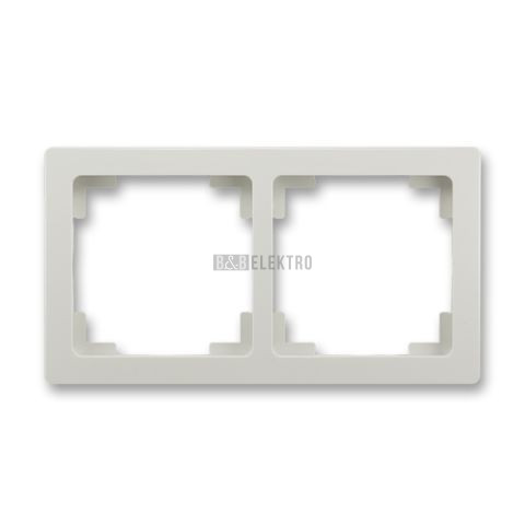 Swing®L rámeček dvojnásobný (vodorovná i svislá montáž) 3901J-A00020 S1 světle šedá ABB