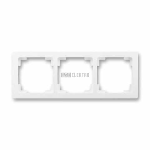 Swing®L rámeček trojnásobný (vodorovná i svislá montáž) 3901J-A00030 B1 jasně bílá ABB