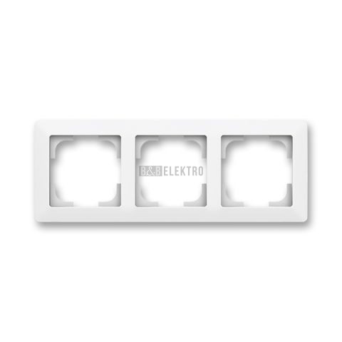 Zoni® rámeček trojnásobný pro vodorovnou i svislou montáž 3901T-A00030 240 matná bílá ABB