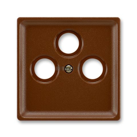 Classic 5011C-A201 H3 Kryt zásuvky televizní, rozhlasové a satelitní, hnědá, ABB