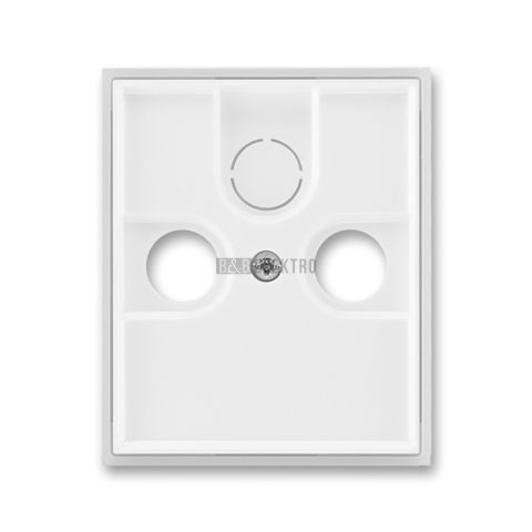 Time®, Element® kryt zásuvky televizní, rozhlasové a satelitní 5011E-A00300 01 bílá/ledová bílá ABB