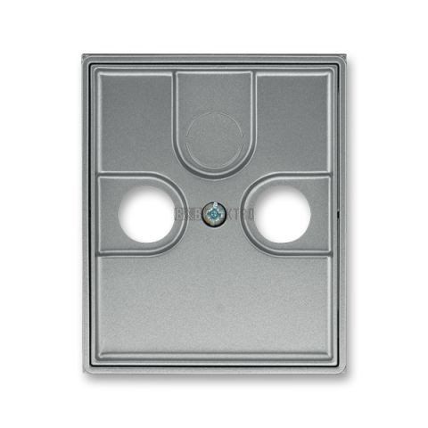 ABB 5011E-A00300 36 Kryt zásuvky televizní, rozhlasové a satelitní ocelová