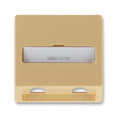 Classic 5013C-A00215 D2 Kryt zásuvky telefonní dvojnásobné (pro přístroj 5013U), béžová