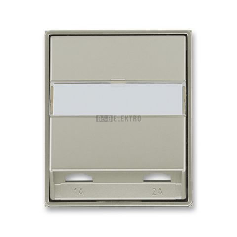 5013E-A00215 32 Kryt zásuvky telefonní dvojnásobné (pro přístroj 5013U) starostříbrná