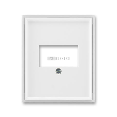 Time®, Element® kryt zásuvky komunikační přímé 5014E-A00040 01 bílá/ledová bílá ABB