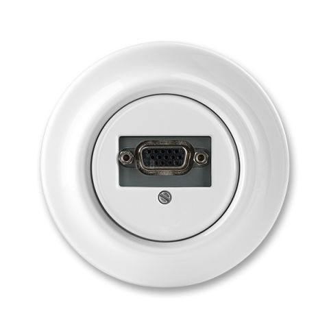 Decento® zásuvka komunikační VGA 5014K-C00426 bílá ABB