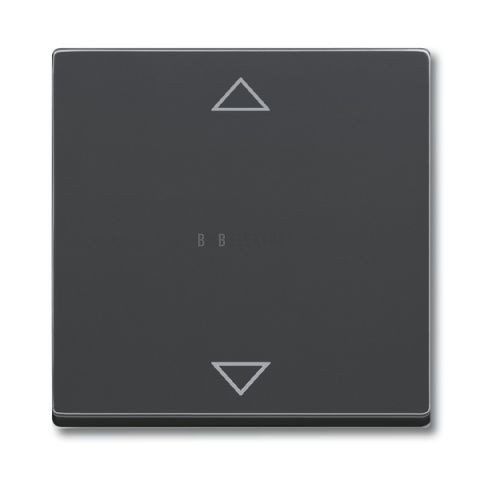 Future® linear, Busch-axcent® kryt spínače žaluziového s krátkocestným ovladačem 2CKA006430A0386 mechová černá ABB