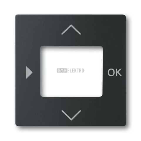 Future® linear, Busch-axcent® kryt ovladače časovacího komfortního se spínacími hodinami 2CKA006430A0389 mechová černá ABB