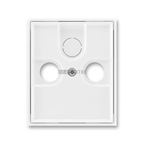 Element®, Time® kryt zásuvky televizní, rozhlasové a satelitní 5011E-A00300 03 bílá/bílá ABB