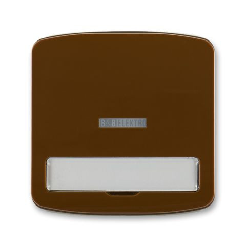 Tango® kryt spínače jednoduchý s průzorem a popisovým polem 3558A-A610 H hnědá ABB