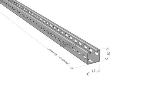 Stojna STPM 1800 SZ prostorová, třístranná 1796mm pro žlaby Merkur ARK-227180 sendzimir