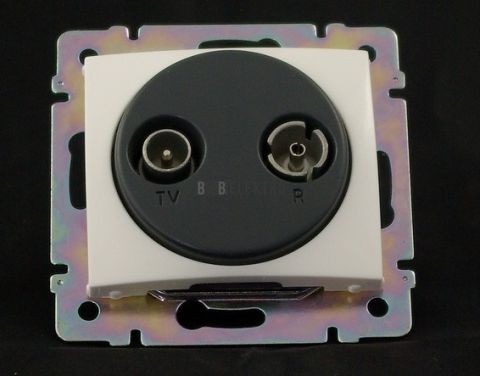 Valena zásuvka TV-RD bílá koncová 774433 Legrand