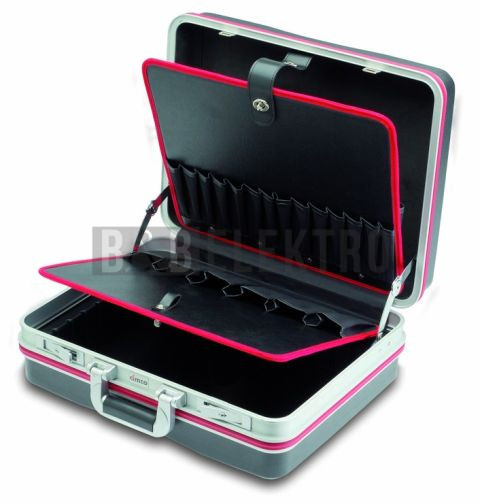 Kufr METRO černý umělohmotný se zámkem s hliníkovým rámem, typ 170073 cimco