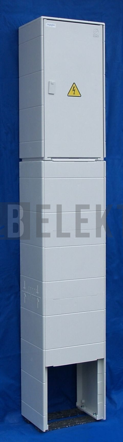 Elektroměrová rozvodnice ER112/NKP7P-C/63-QM jednosazbový s vypínačem 63A pro ČEZ, EGD (E.ON)