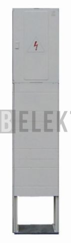 Elektroměrový pilíř ER122/NKP7P 2xjednotarifní elektroměr pro ČEZ, E.ON plastový