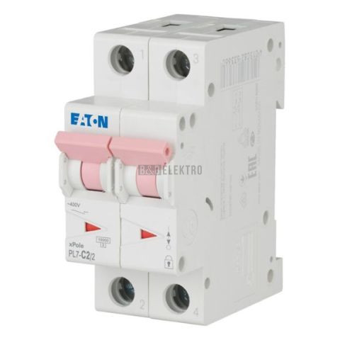 Jistič    2A,  PL7- 2/2/C (10kA) Eaton 263354