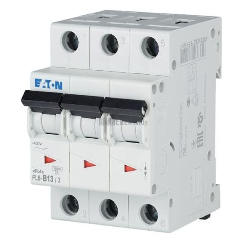 Jistič   13A, PL6-13/3/B (6kA) Eaton 286588